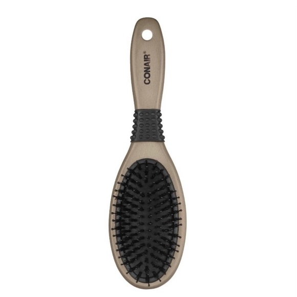 Conair Ceramic Wood Nylon & Boar Bristle Cushion Hair Brush - All Hair - Picture 3 of 4